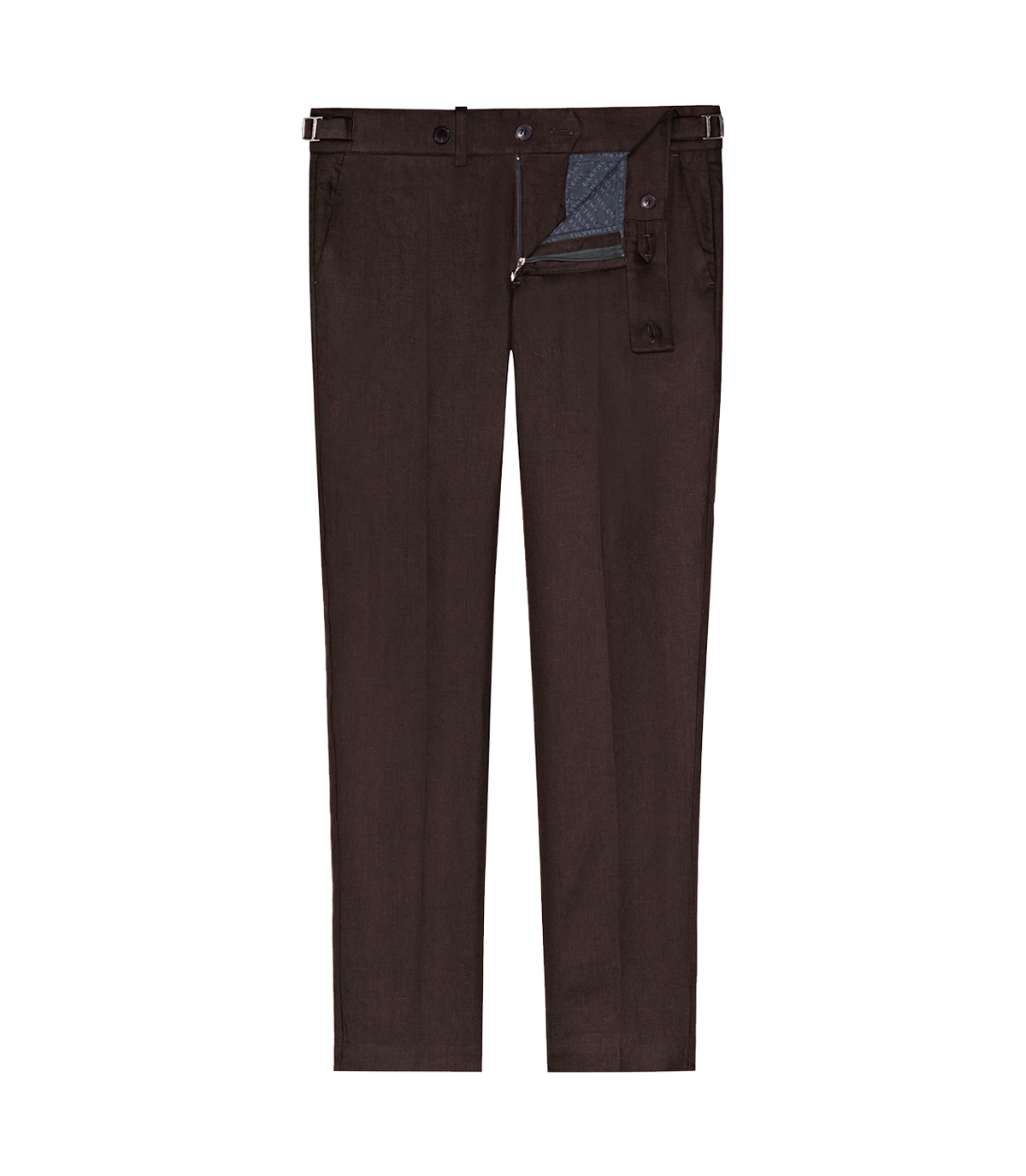Cayes Linen Pants II Dark Coffee - Barthelemy