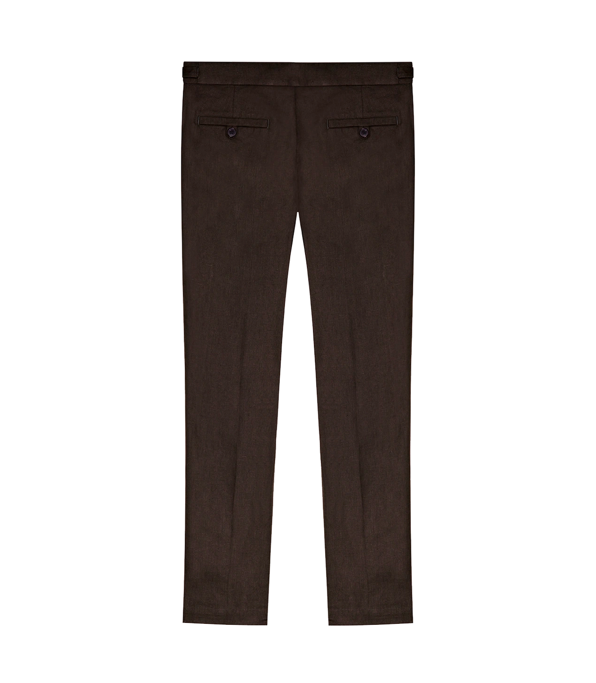 Cayes Linen Pants II Dark Coffee - Barthelemy