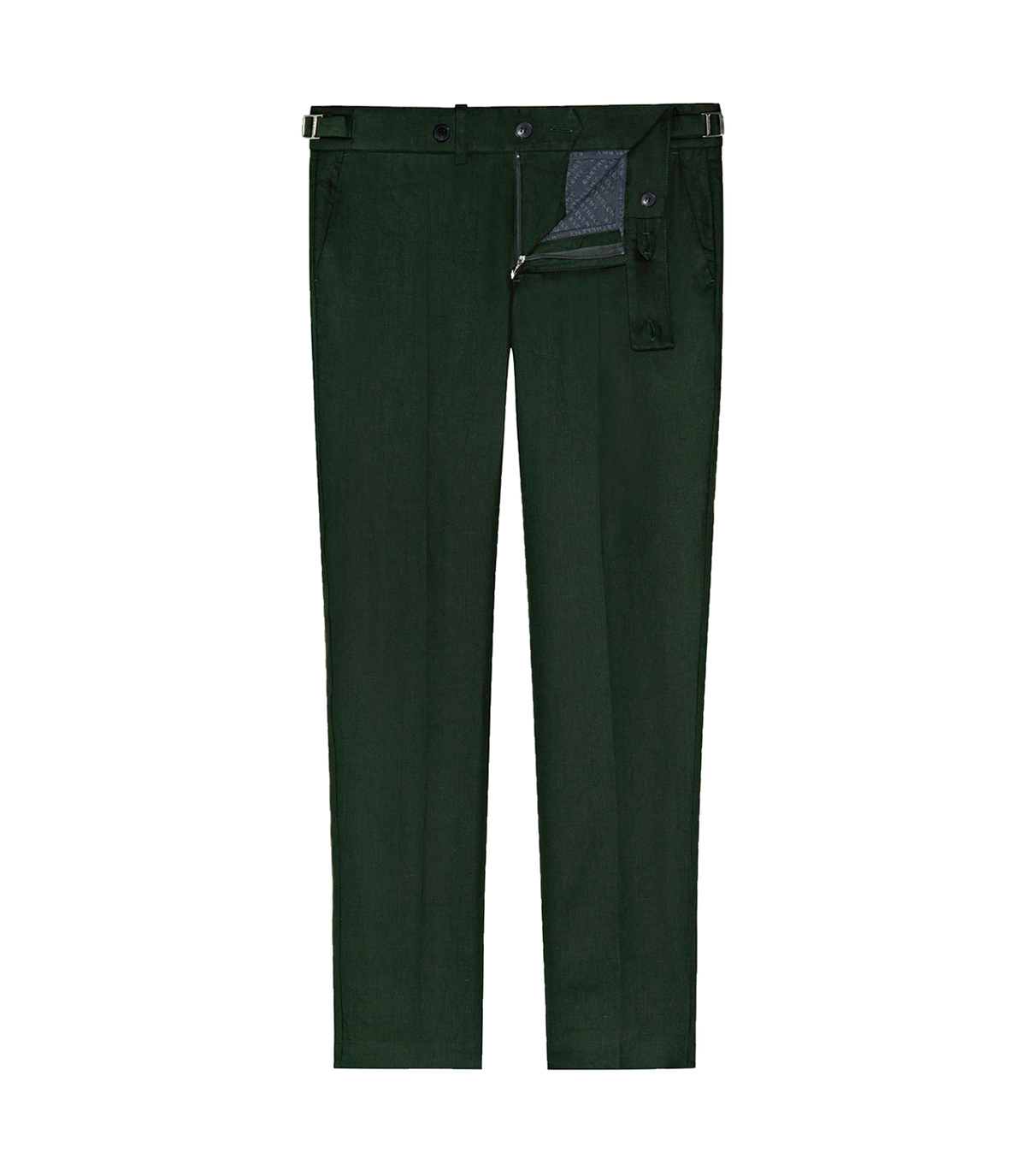 Cayes Linen Pants II Emerald Green - Barthelemy