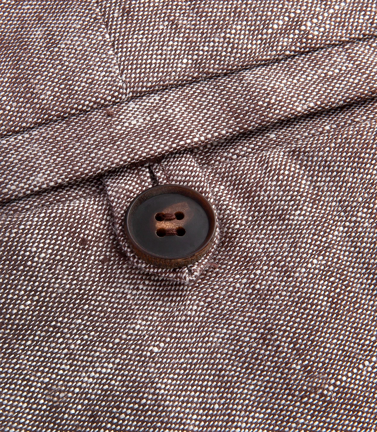 Cayes Linen Pants II Mocha - Barthelemy