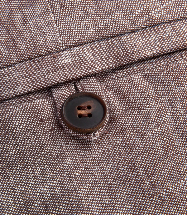 Cayes Linen Pants II Mocha - Barthelemy