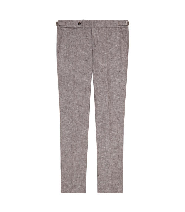 Cayes Linen Pants II Mocha - Barthelemy