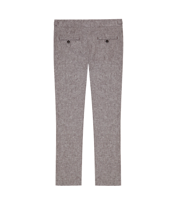 Cayes Linen Pants II Mocha - Barthelemy