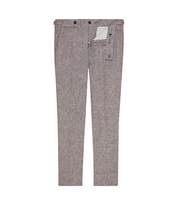 Cayes Linen Pants II Mocha - Barthelemy