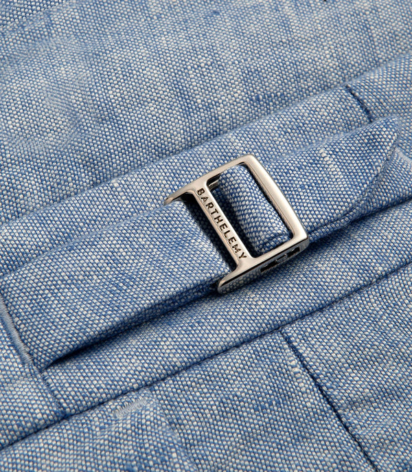Cayes Linen Pants II Soft Blue - Barthelemy