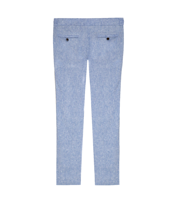 Cayes Linen Pants II Soft Blue - Barthelemy