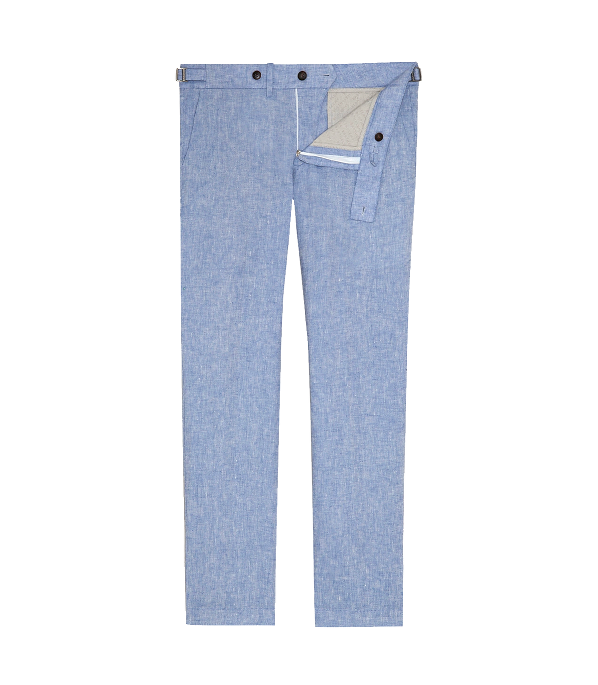 Cayes Linen Pants II Soft Blue - Barthelemy