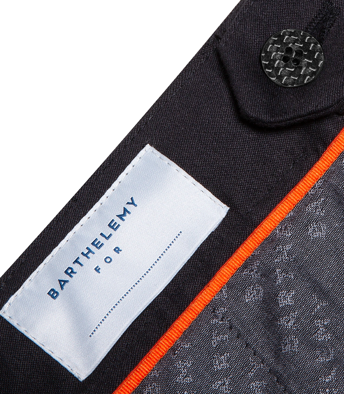 Corossol Cotton Pants GB Black Orange - Barthelemy