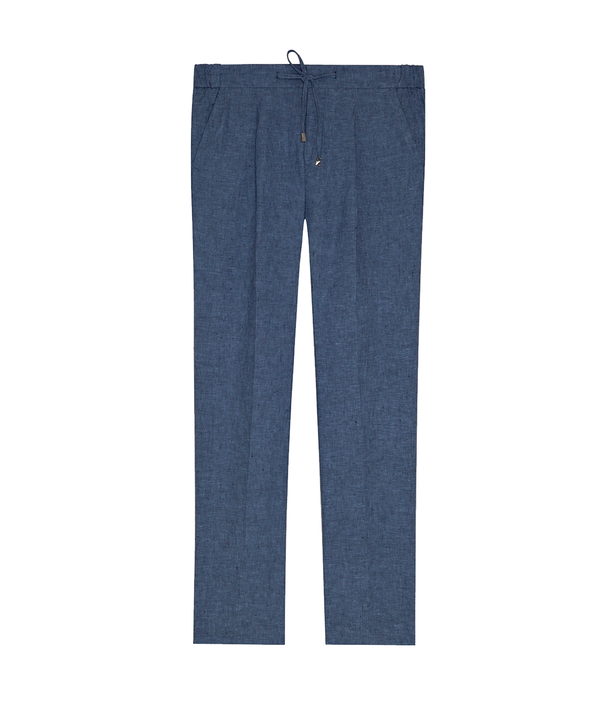Corossol Linen Pants Double Blue - Barthelemy