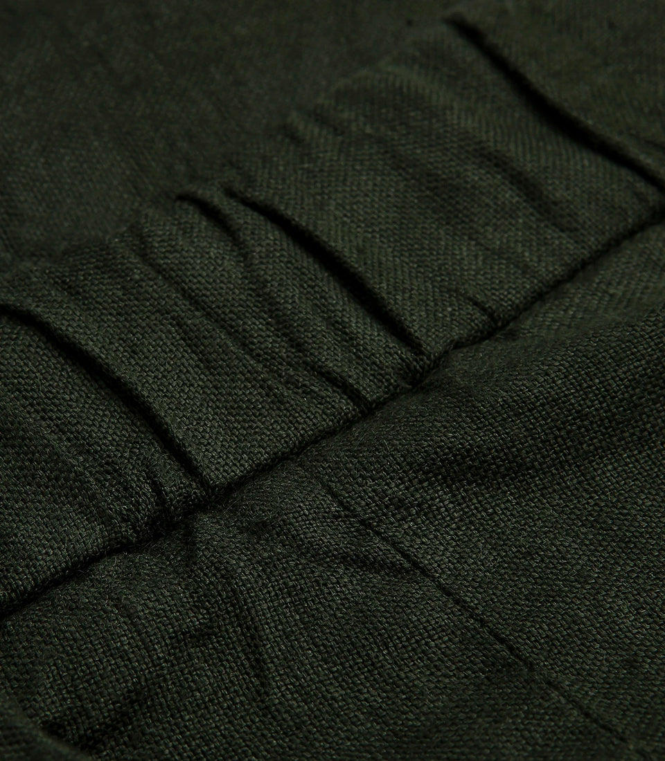 Corossol Linen Pants Emerald Green - Barthelemy