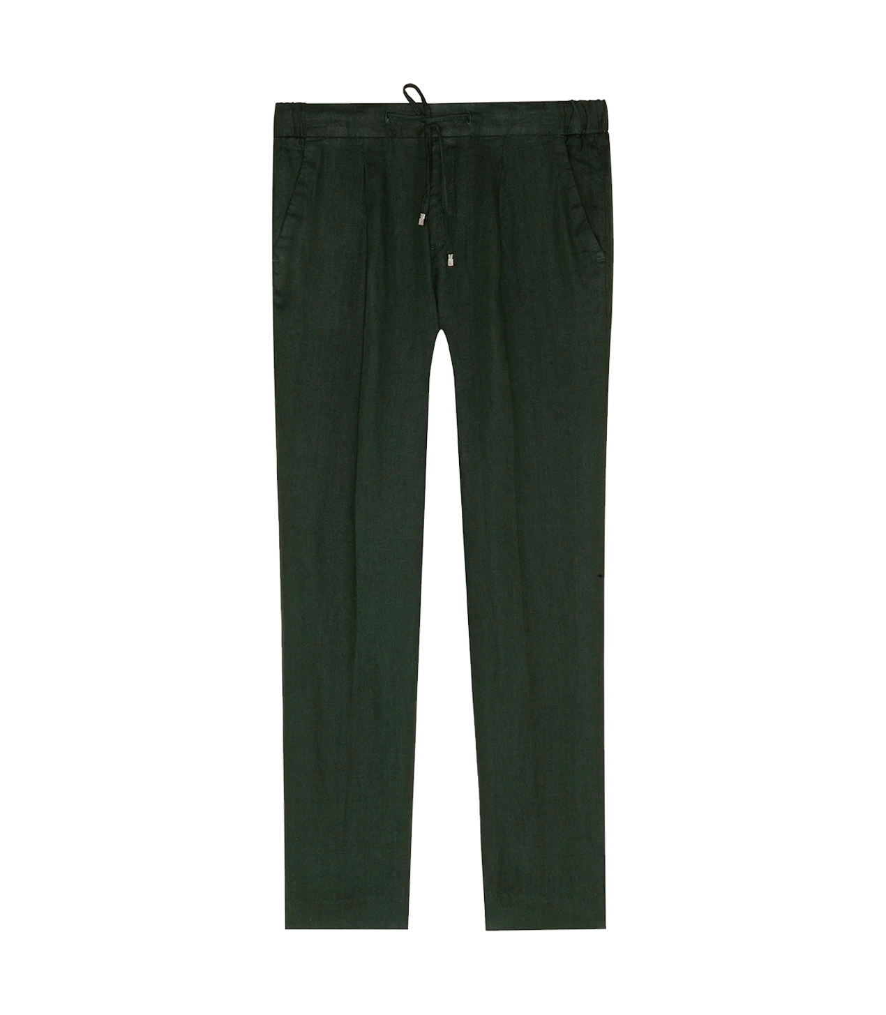 Corossol Linen Pants Emerald Green - Barthelemy