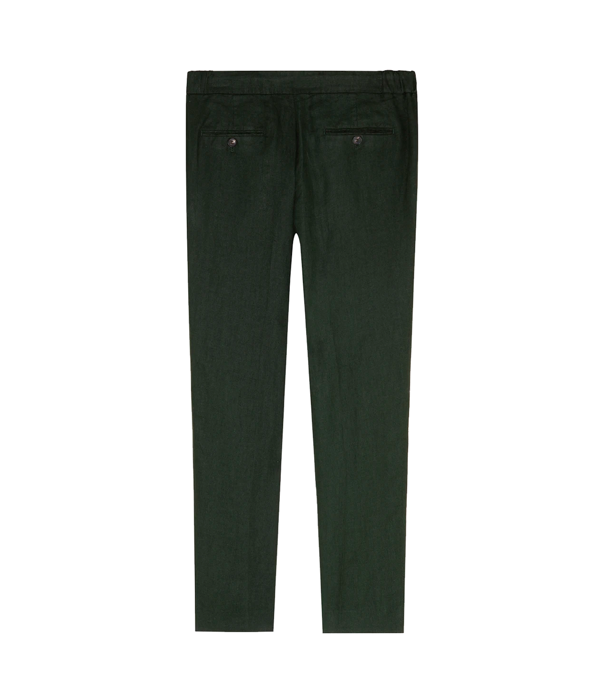 Corossol Linen Pants Emerald Green - Barthelemy