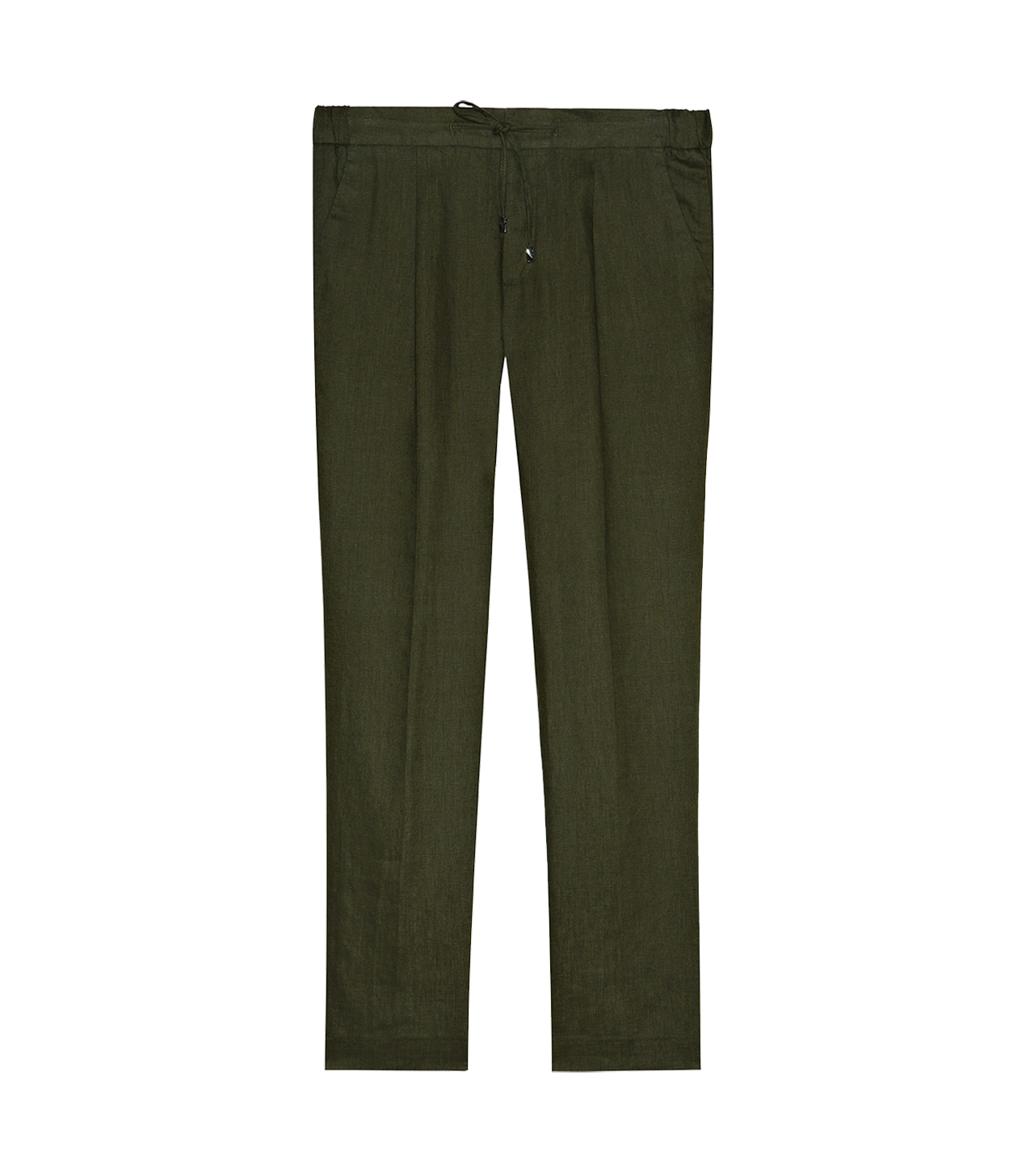 Corossol Linen Pants Forest Green - Barthelemy