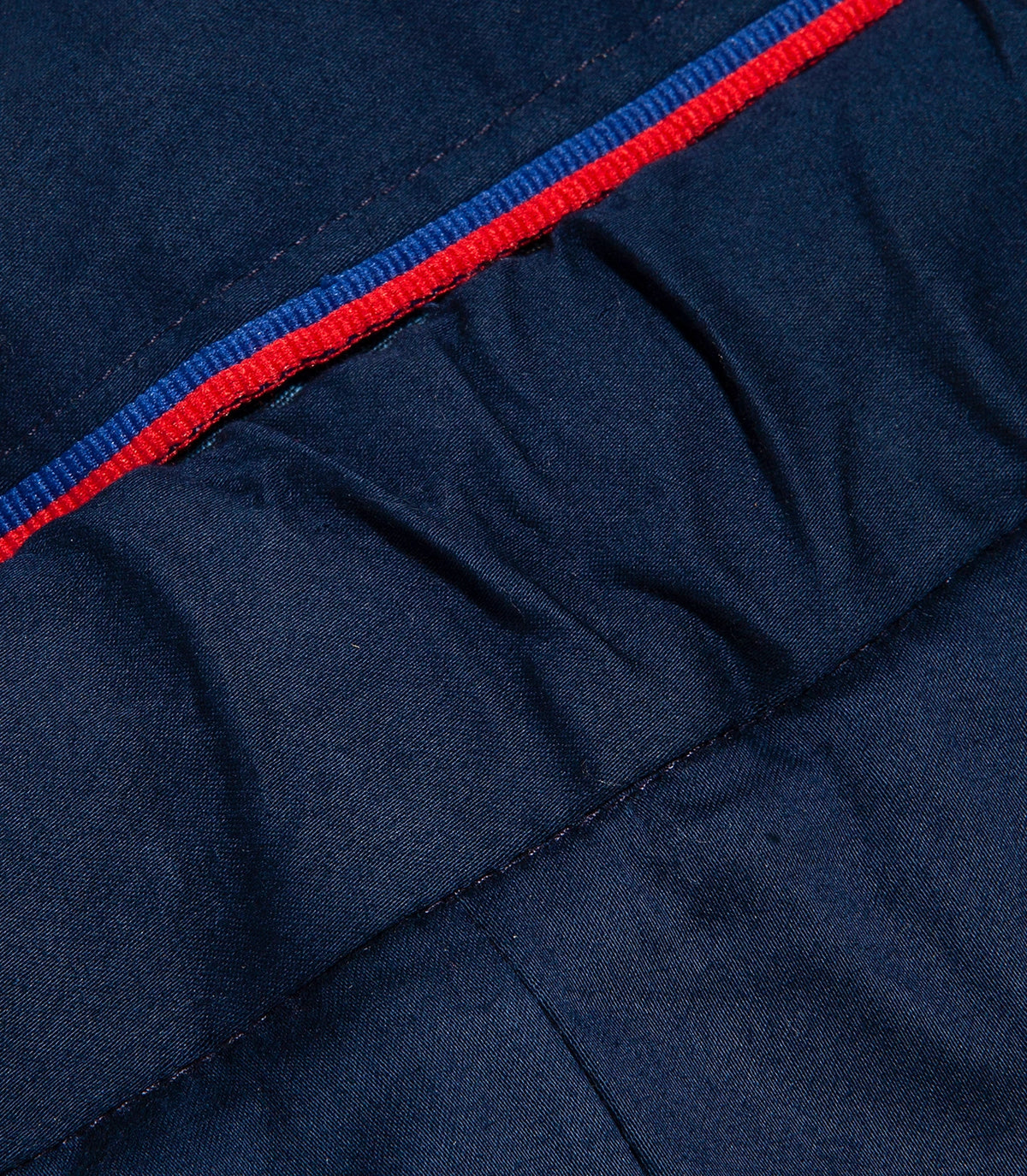 Corossol Cotton Pants GB Navy Red - Barthelemy