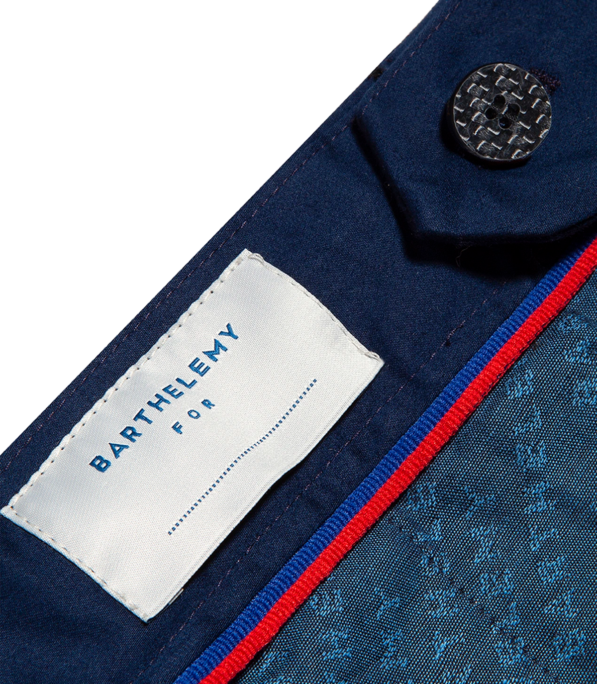 Corossol Cotton Pants GB Navy Red - Barthelemy