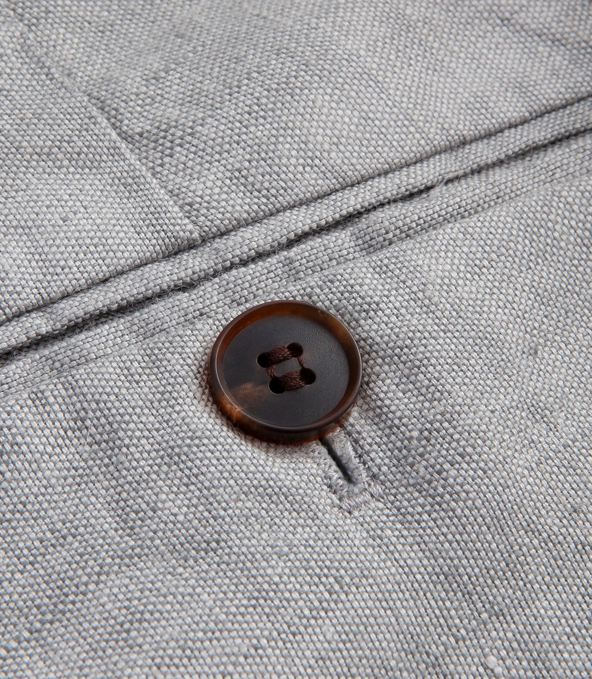 Corossol Linen Pants Silver Grey - Barthelemy