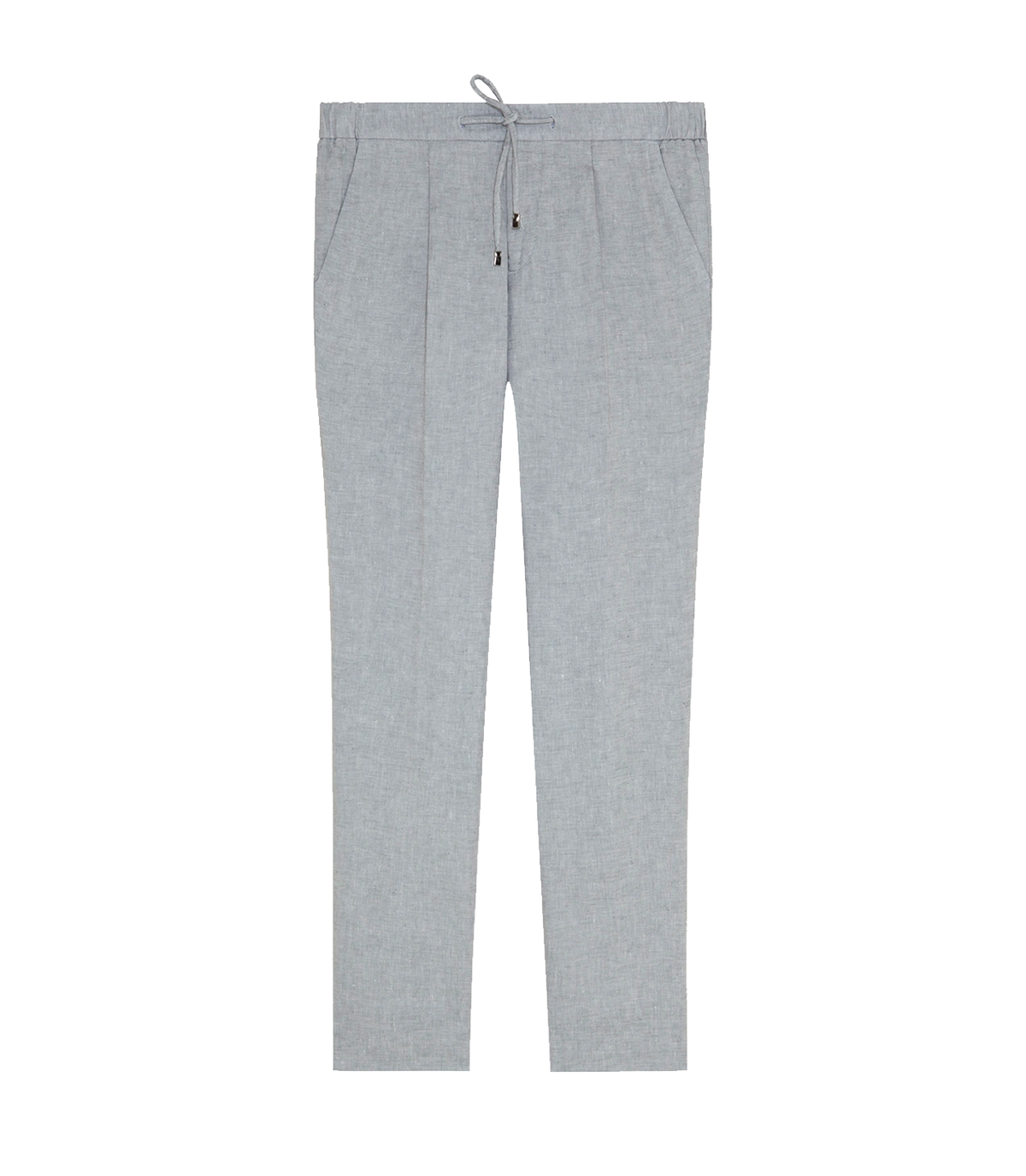 Corossol Linen Pants Silver Grey - Barthelemy