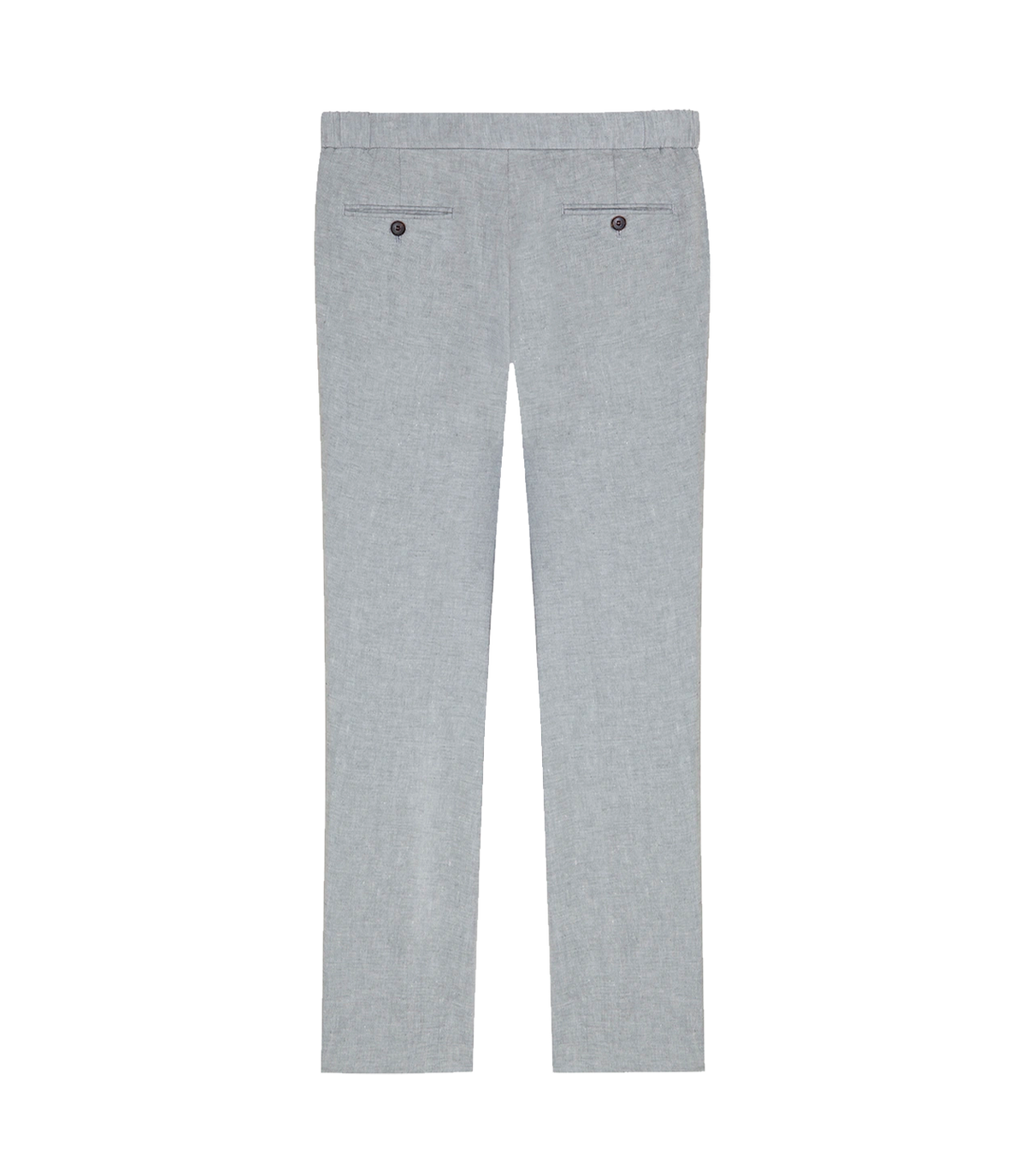 Corossol Linen Pants Silver Grey - Barthelemy