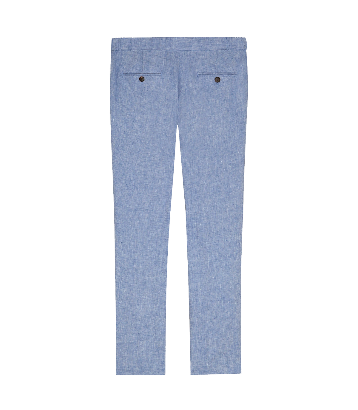 Corossol Linen Pants Soft Blue - Barthelemy