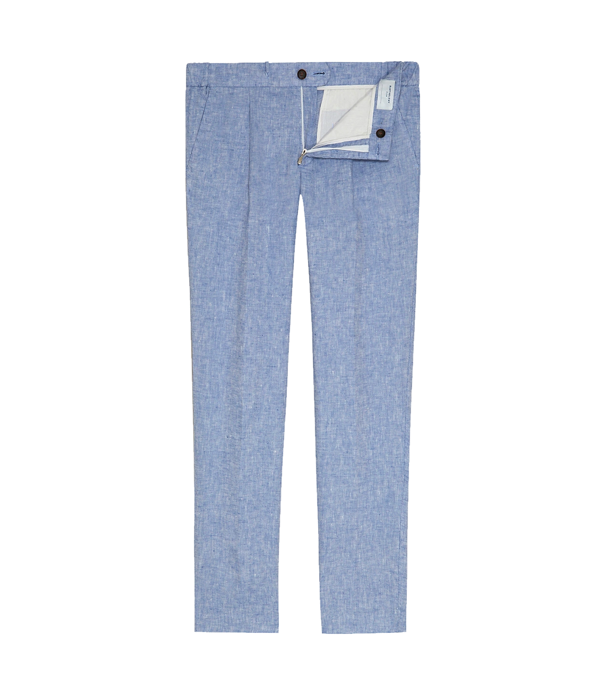 Corossol Linen Pants Soft Blue - Barthelemy