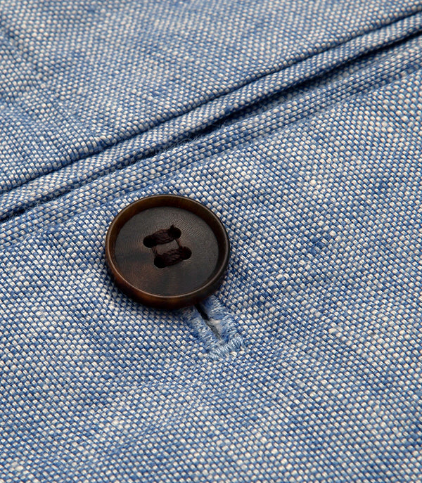 Corossol Linen Pants Soft Blue - Barthelemy