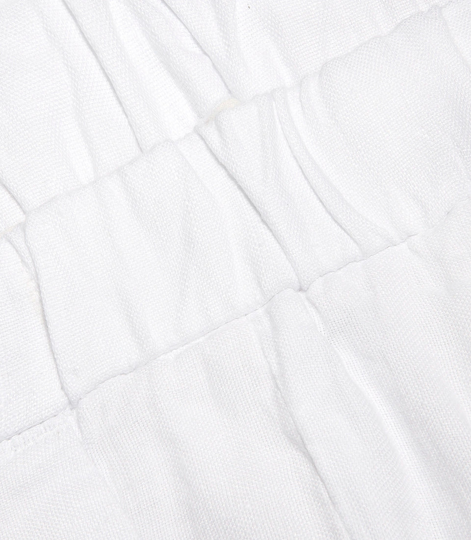 Corossol Linen Pants White
