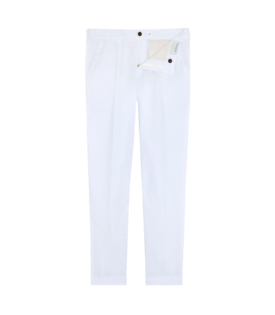 Corossol Linen Pants White