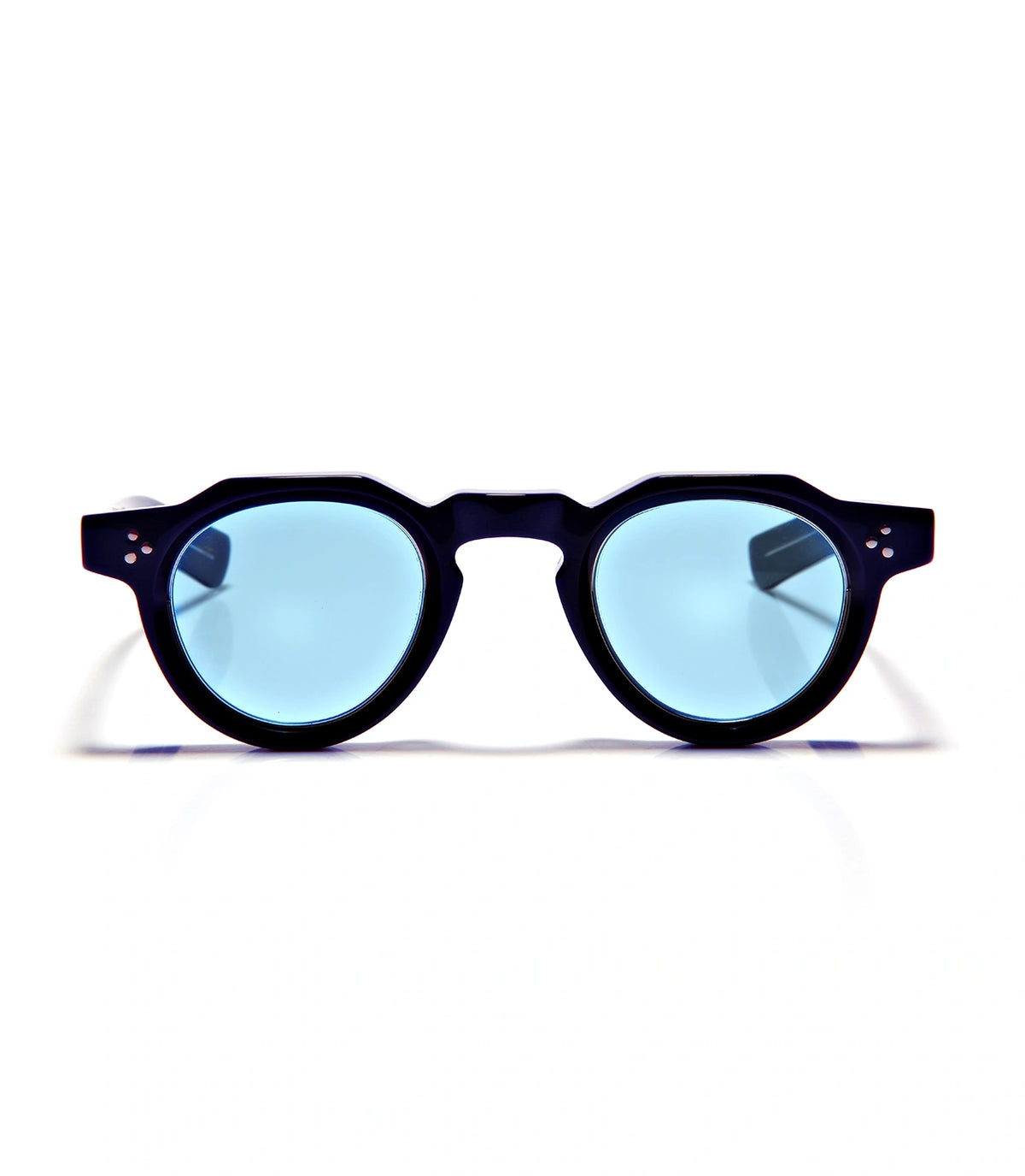 Dr No Rim Barthelemy Navy / Sky Blue | sunglasses | Barthelemy Resortwear