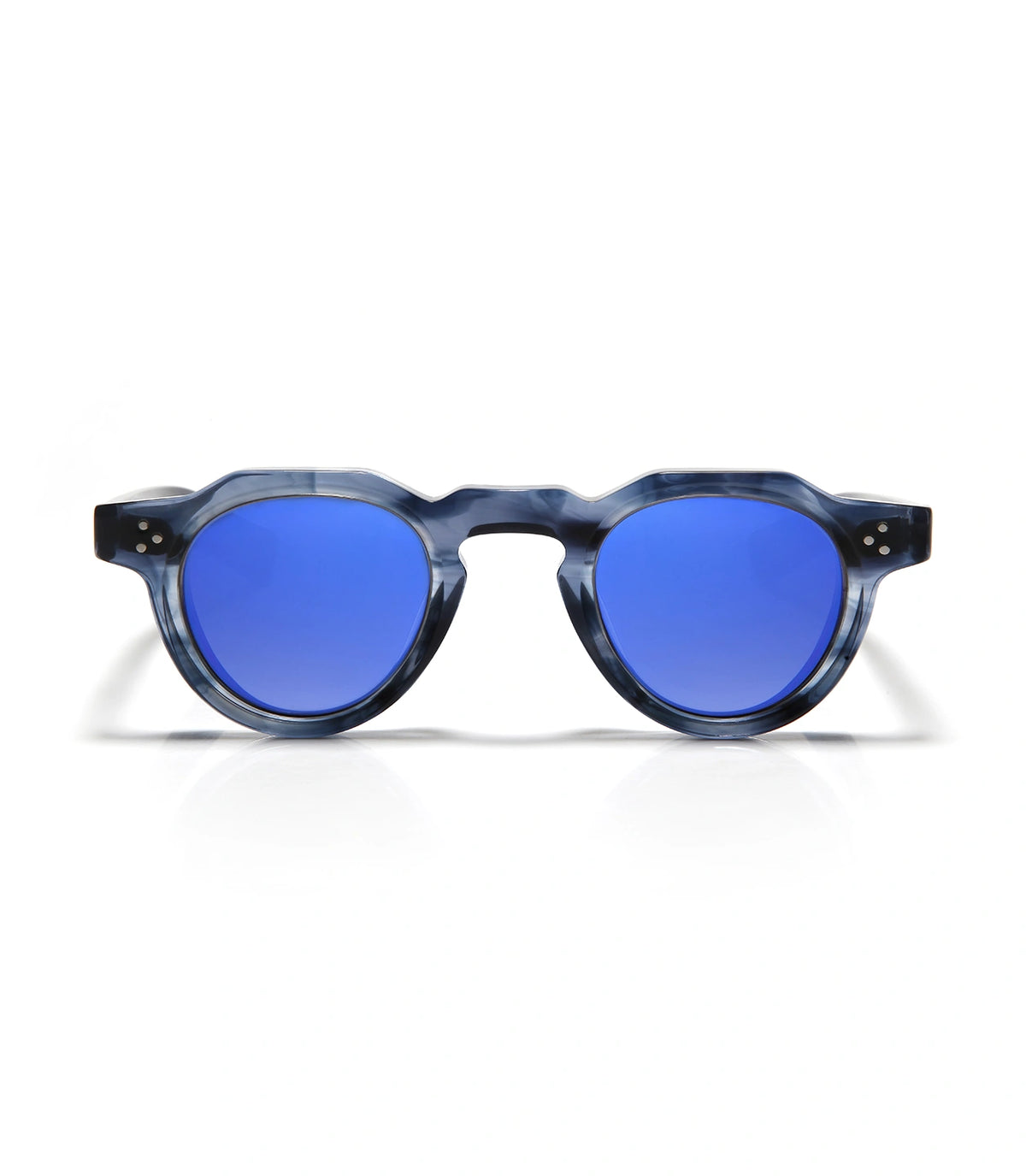 Dr No Rim Barthelemy Tortoise / Navy | sunglasses | Barthelemy Resortwear