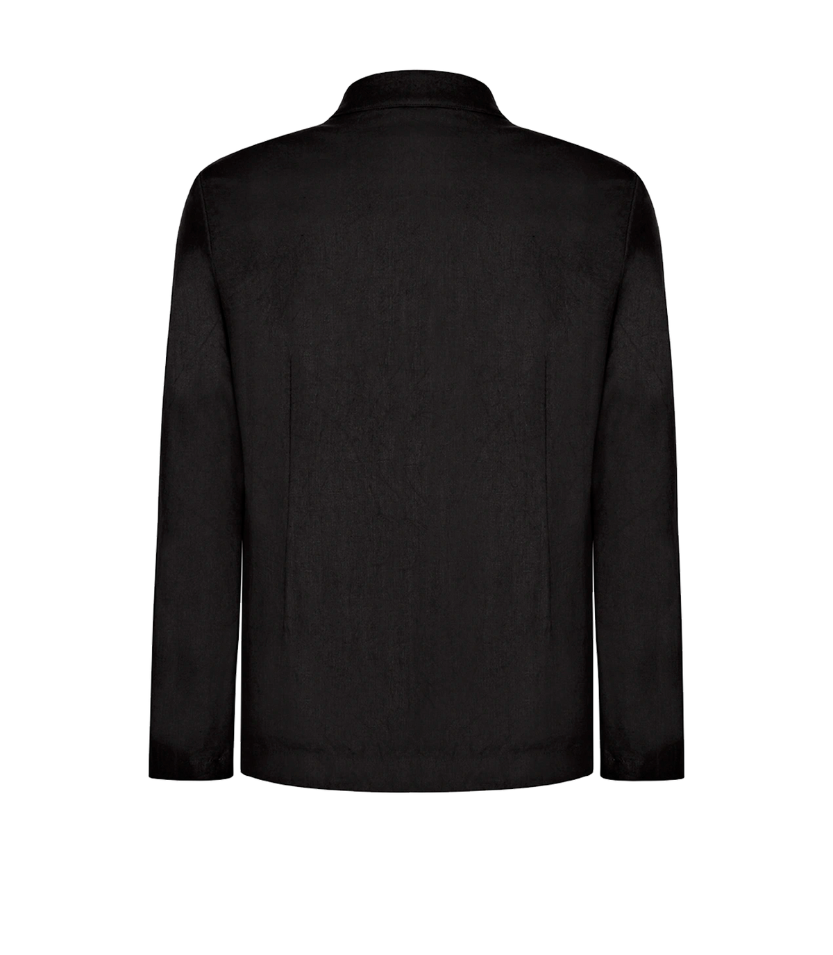 Flamands Linen Overshirt Black - Barthelemy