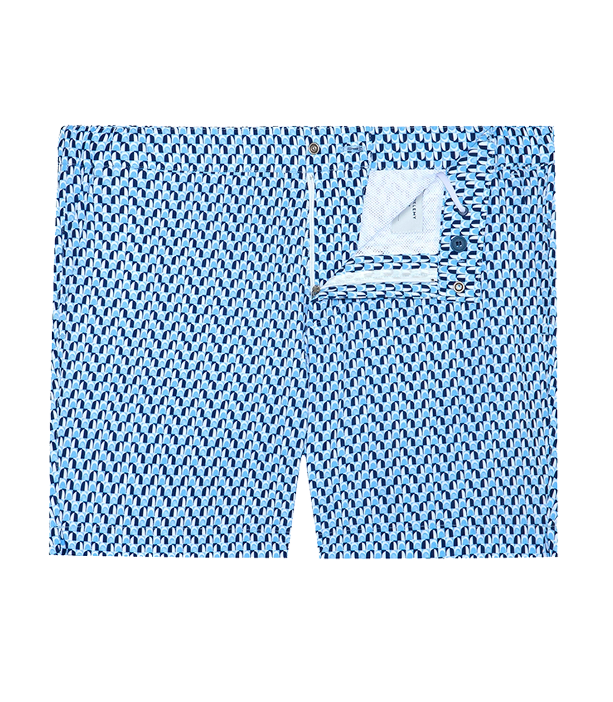 Gustavia Arches Black Blue | Swim Shorts | Barthelemy Resortwear