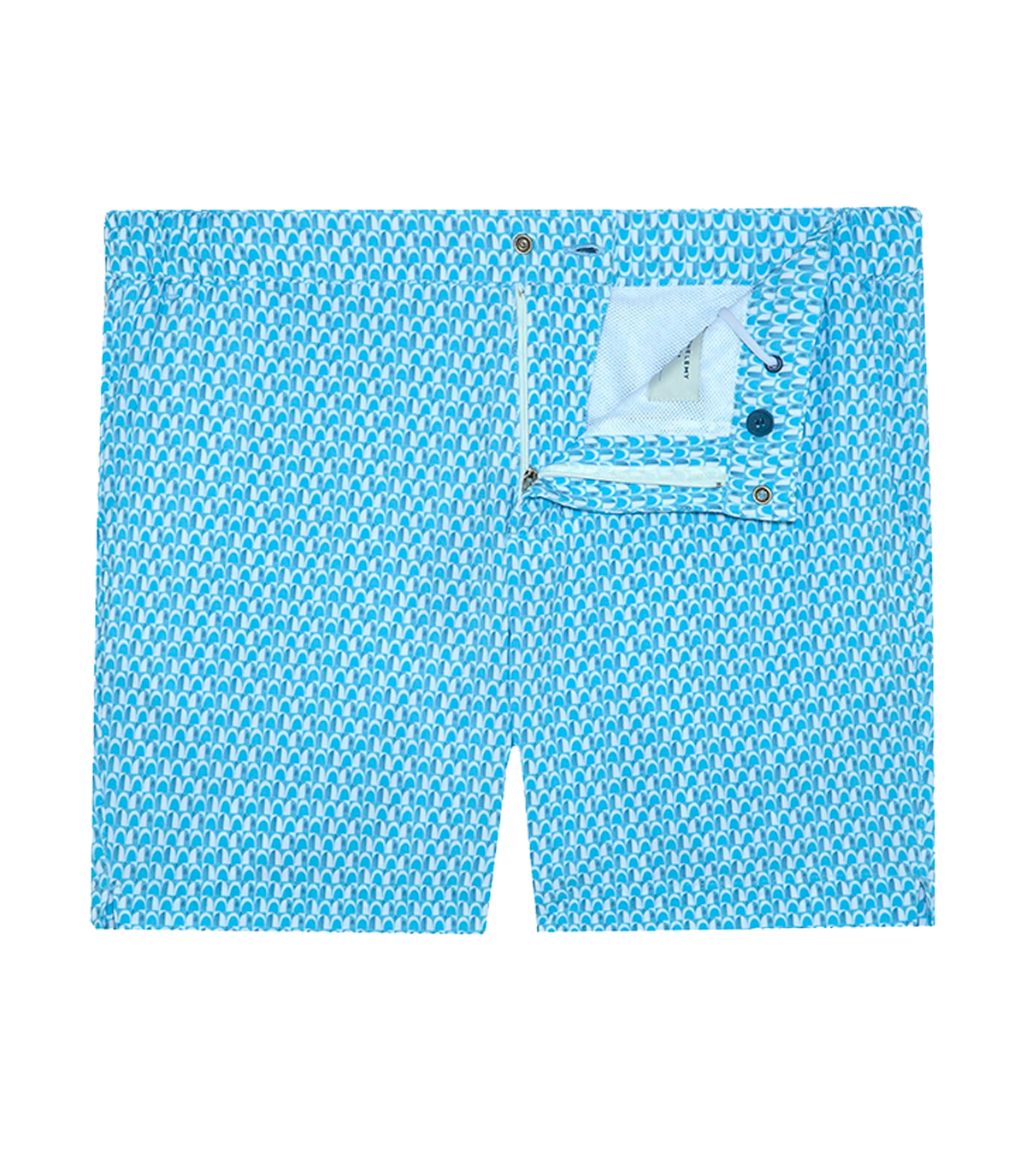 Gustavia Arches Light Blue | Swim Shorts | Barthelemy Resortwear