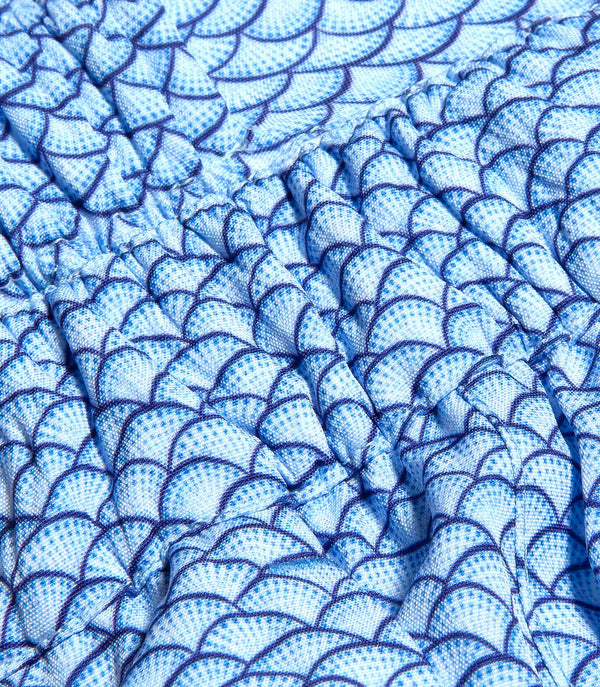 Gustavia Aube White Blue - Barthelemy