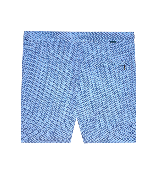 Gustavia Aube White Blue - Barthelemy