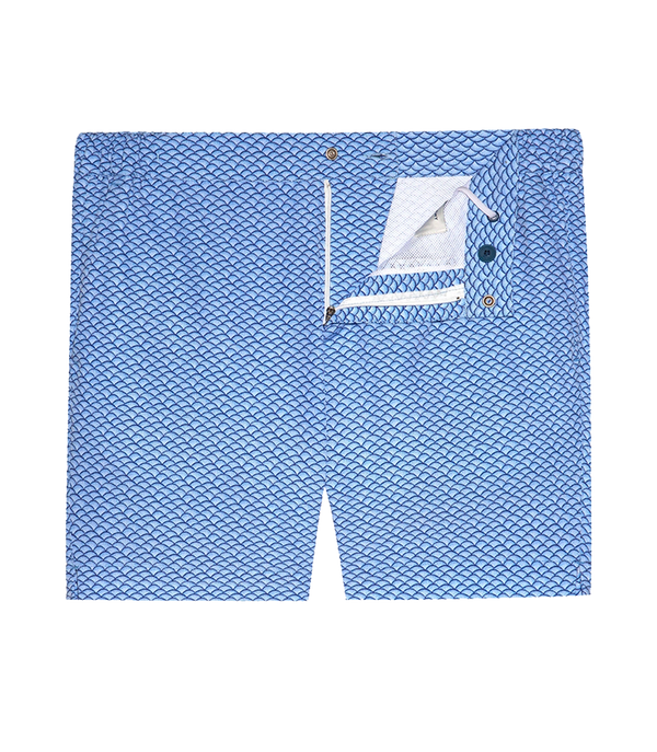 Gustavia Aube White Blue - Barthelemy