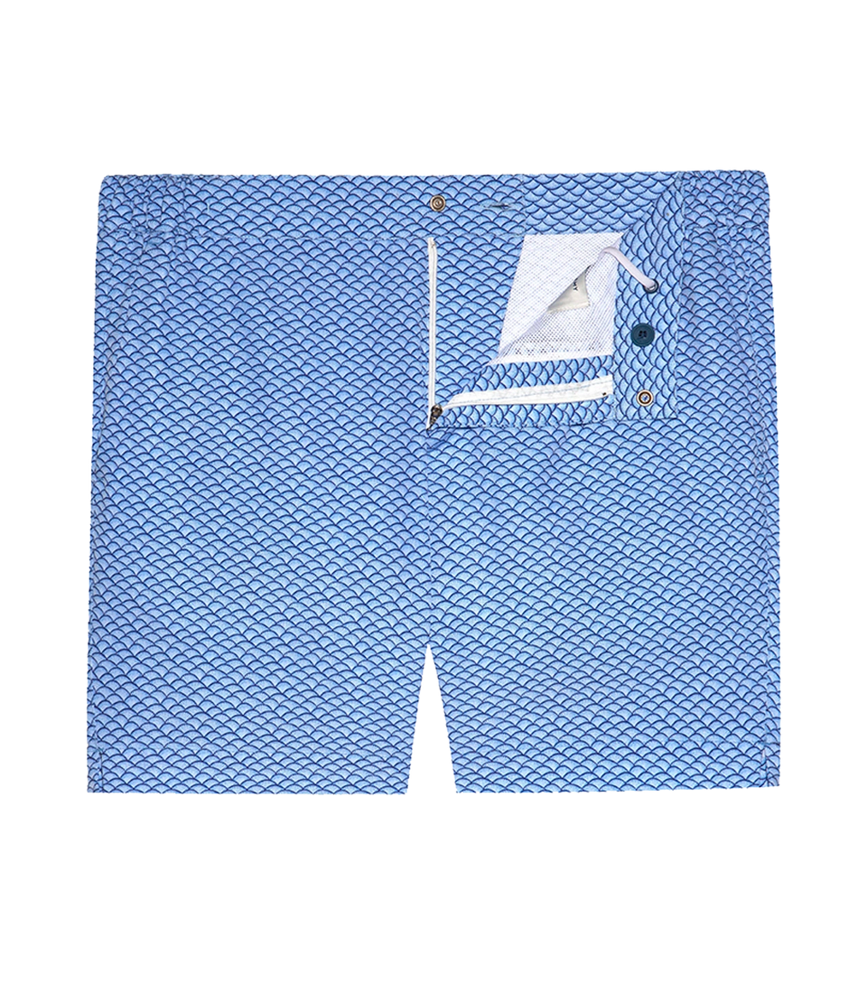 Gustavia Aube White Blue - Barthelemy