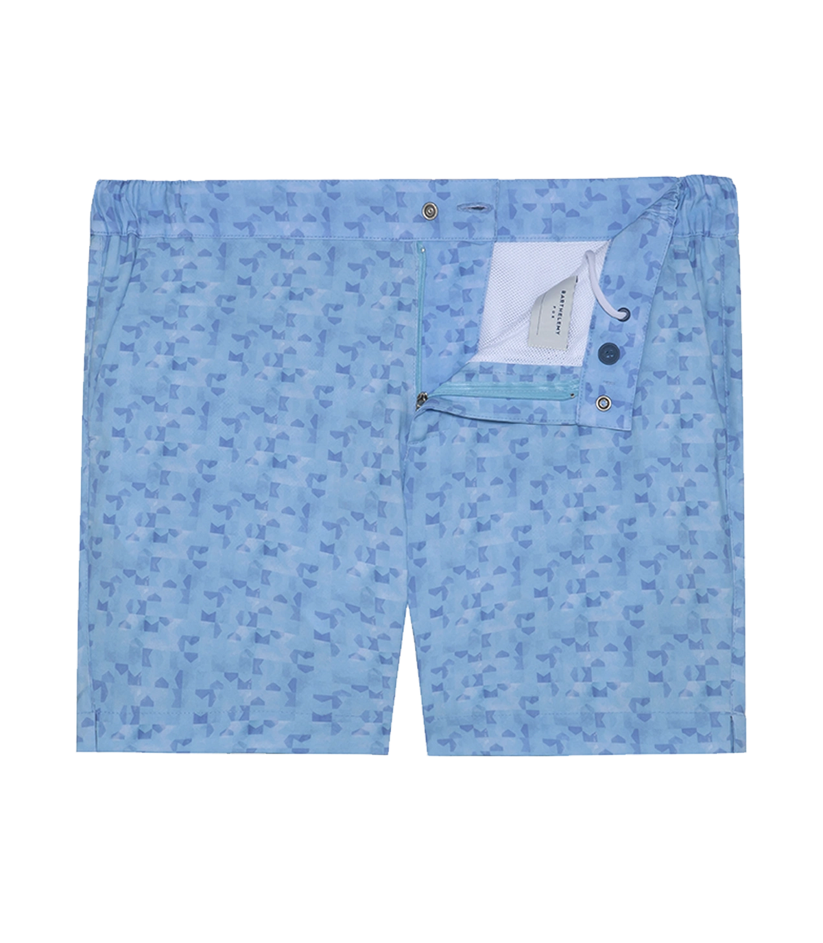 Gustavia Camouflage Light Blue | Swim Shorts | Barthelemy Resortwear