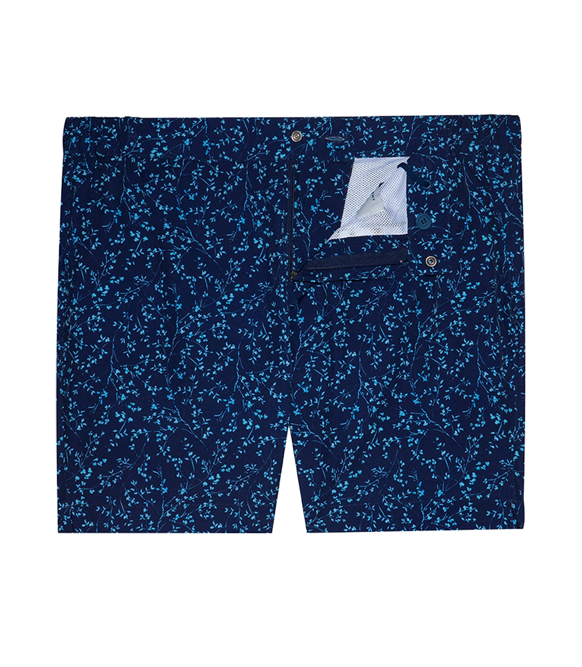 Gustavia Le Fleuriste Navy Blue | Swim Shorts | Barthelemy Resortwear