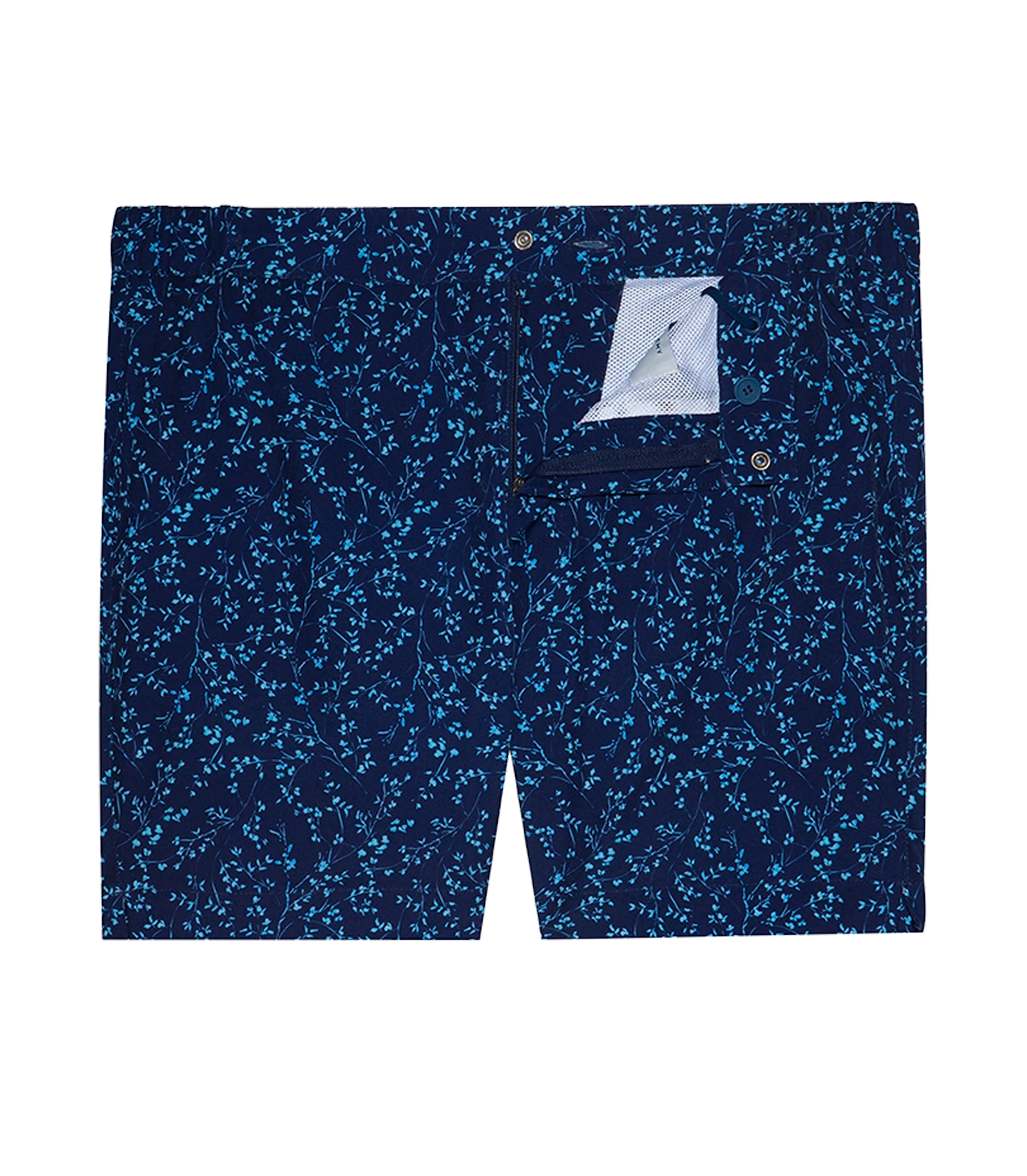 Gustavia Le Fleuriste Navy Blue | Swim Shorts | Barthelemy Resortwear