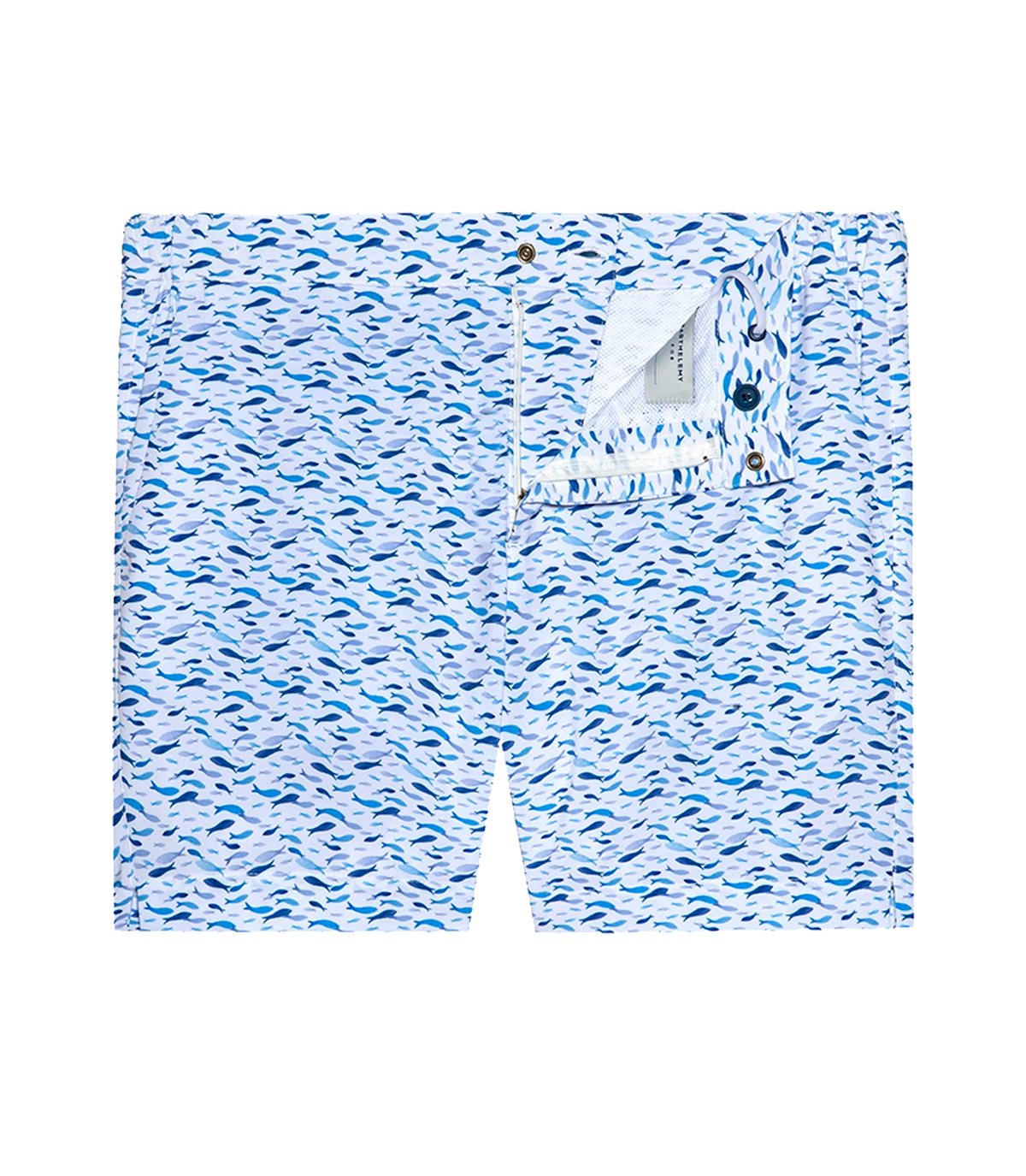 Gustavia Océan White Blue - Barthelemy