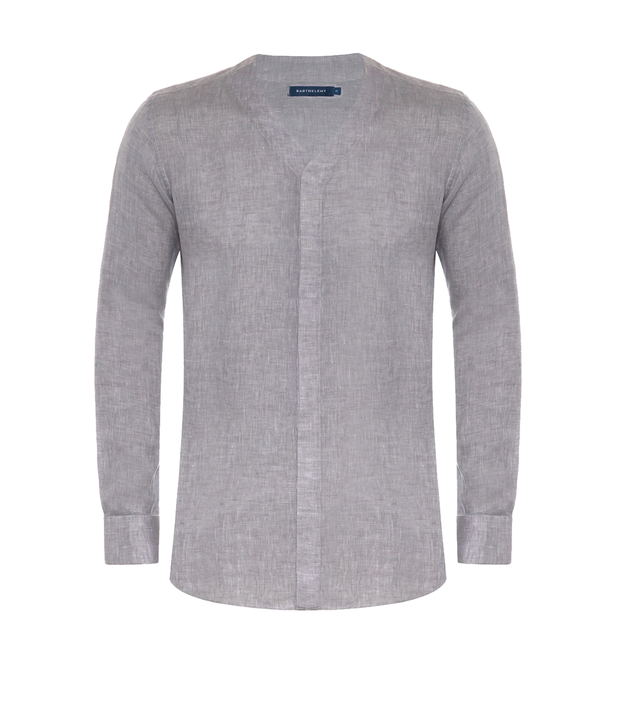 Solstice Linen Shirt Grey - Barthelemy