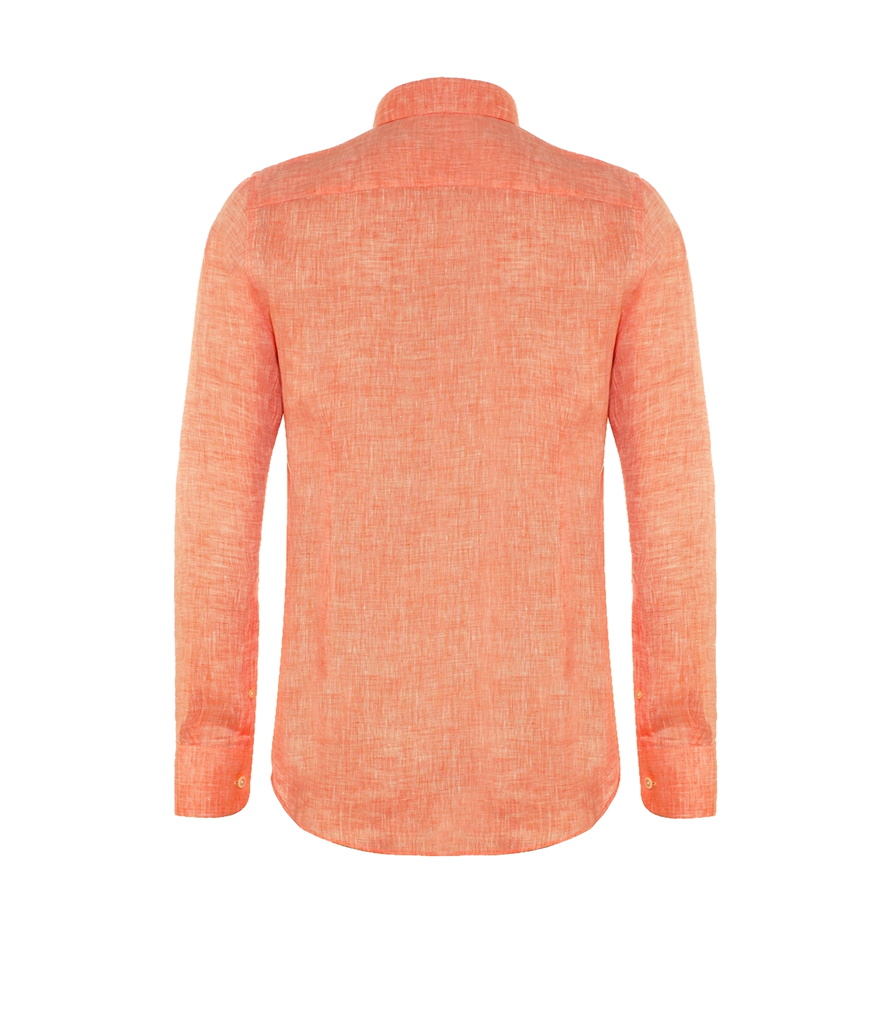 Tailored Linen Shirt Coral - Barthelemy