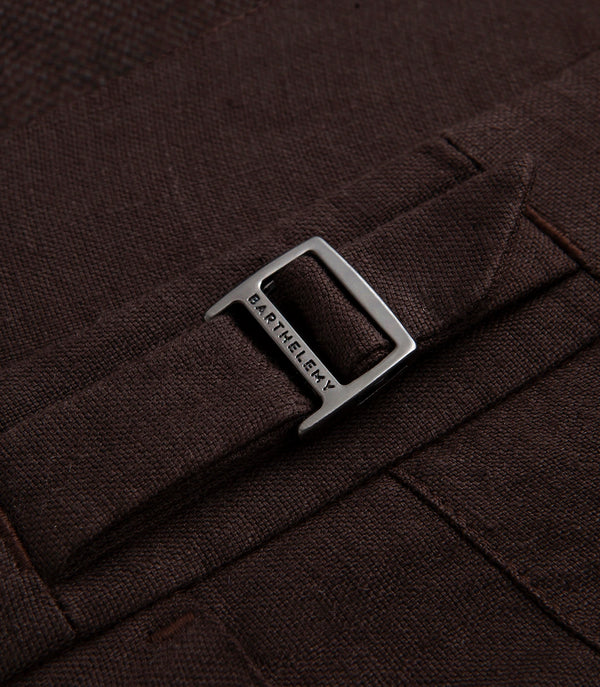 Lorient Linen II Dark Coffee - Barthelemy