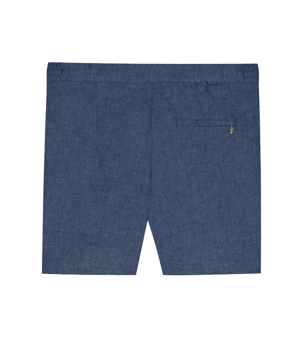 Lorient Linen II Double Blue - Barthelemy
