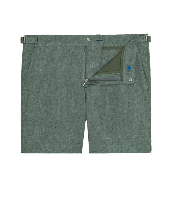 Lorient Linen II Green Moss - Barthelemy