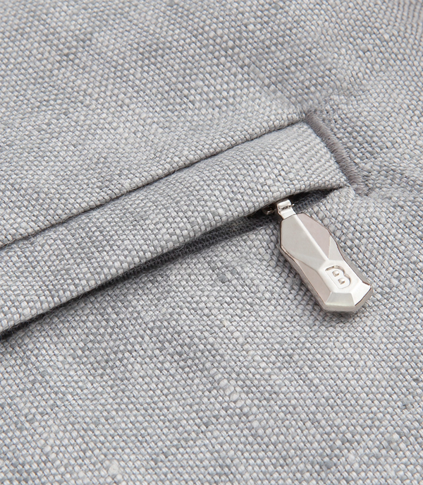 Lorient Linen II Silver Grey - Barthelemy