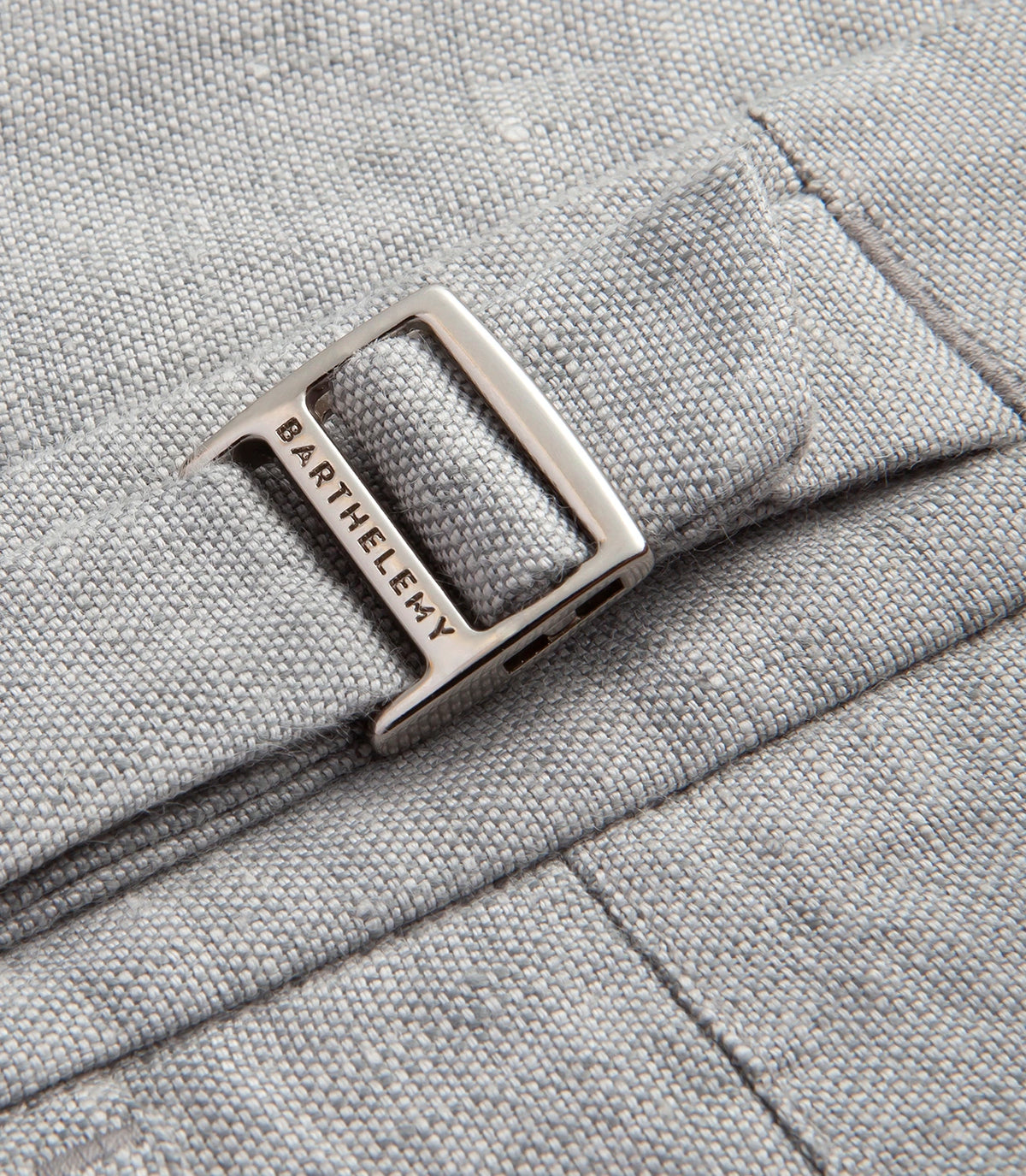 Lorient Linen II Silver Grey - Barthelemy