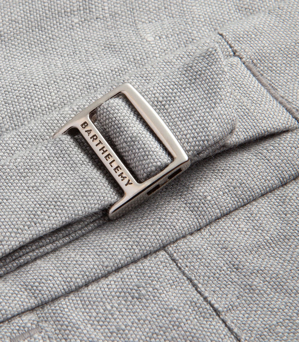 Lorient Linen II Silver Grey - Barthelemy