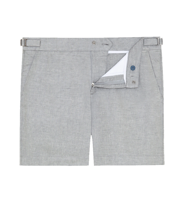 Lorient Linen II Silver Grey - Barthelemy