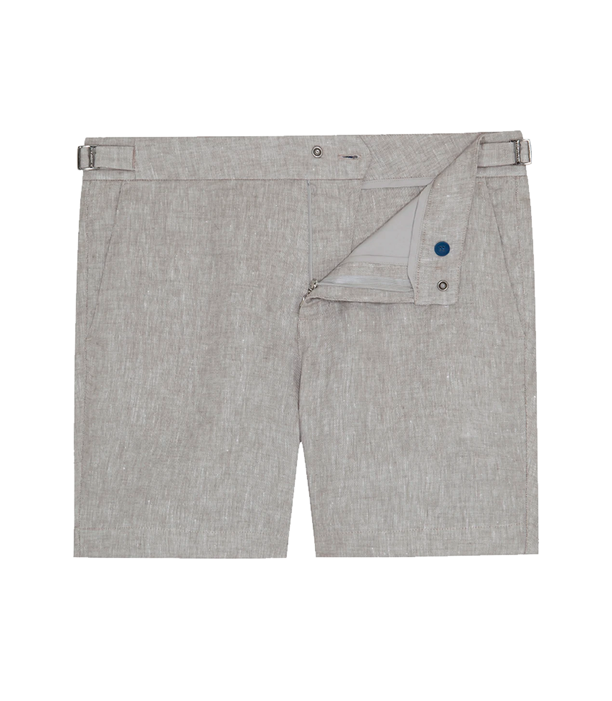 Lorient Linen II Natural | Linen Short | Barthelemy Resortwear